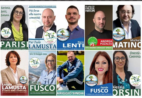 Sostenitori candidato sindaco Vito Andrea&nbsp;Mariggiò