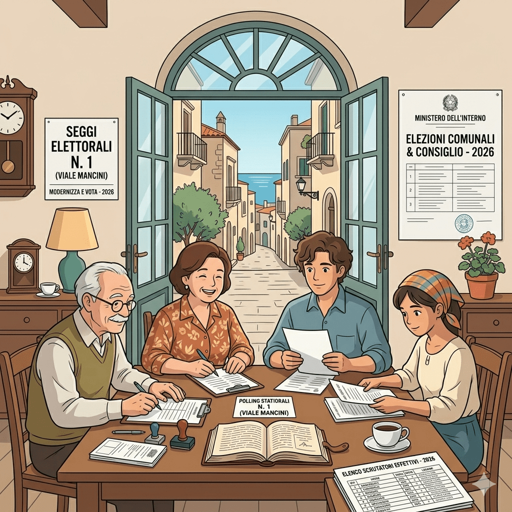 Elenco scrutatori effettivi, elezioni&nbsp;2026