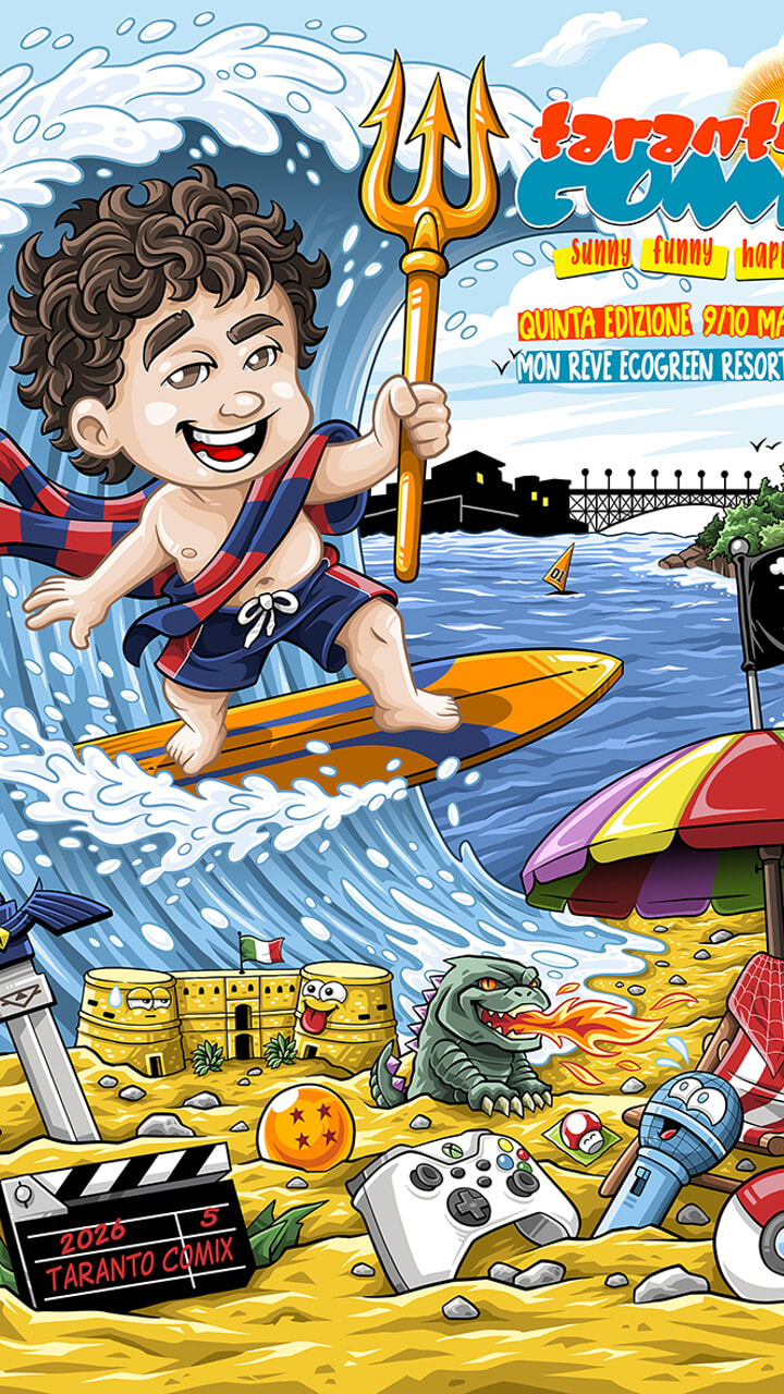 Taranto Comix 2026, 9 e 10 maggio al Mon Reve Ecogreen Resort di&nbsp;Taranto!