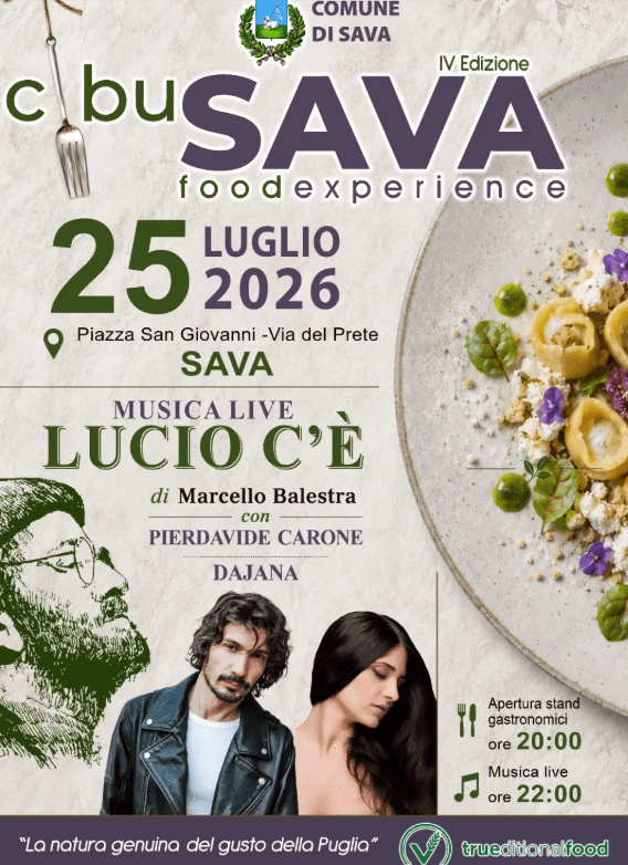 Cibus Sava 2026, con Dajana, Pierdavide Carone e Marcello&nbsp;Balestra